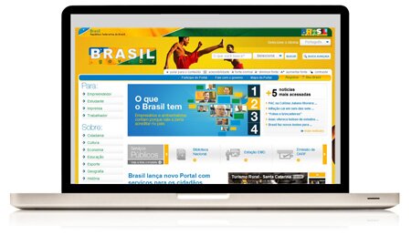 Clique para aceder ao Portal Oficial do Governo do Brasil